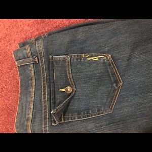 Style & co. Bootcut Jeans, dark navy, 16 petite